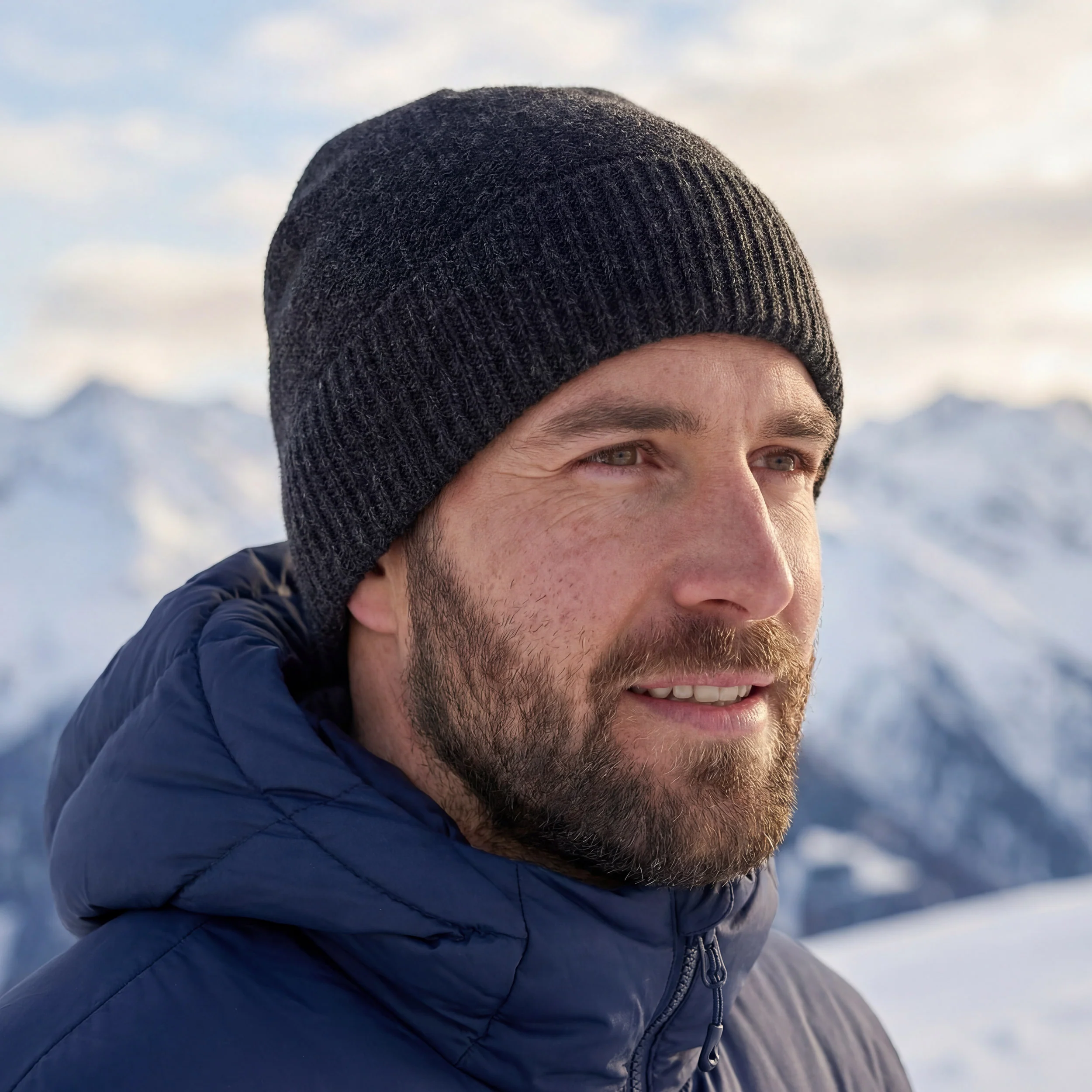 Beanie Drautal in schwarz - Image 3
