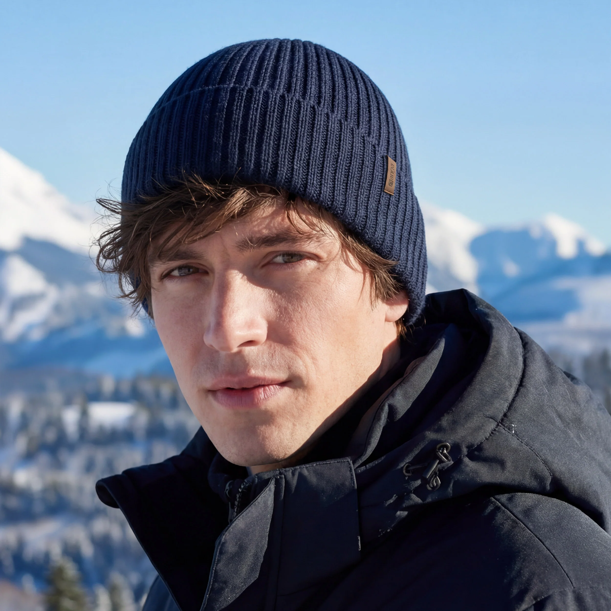 Beanie Lechtal in dunkelblau - Image 3