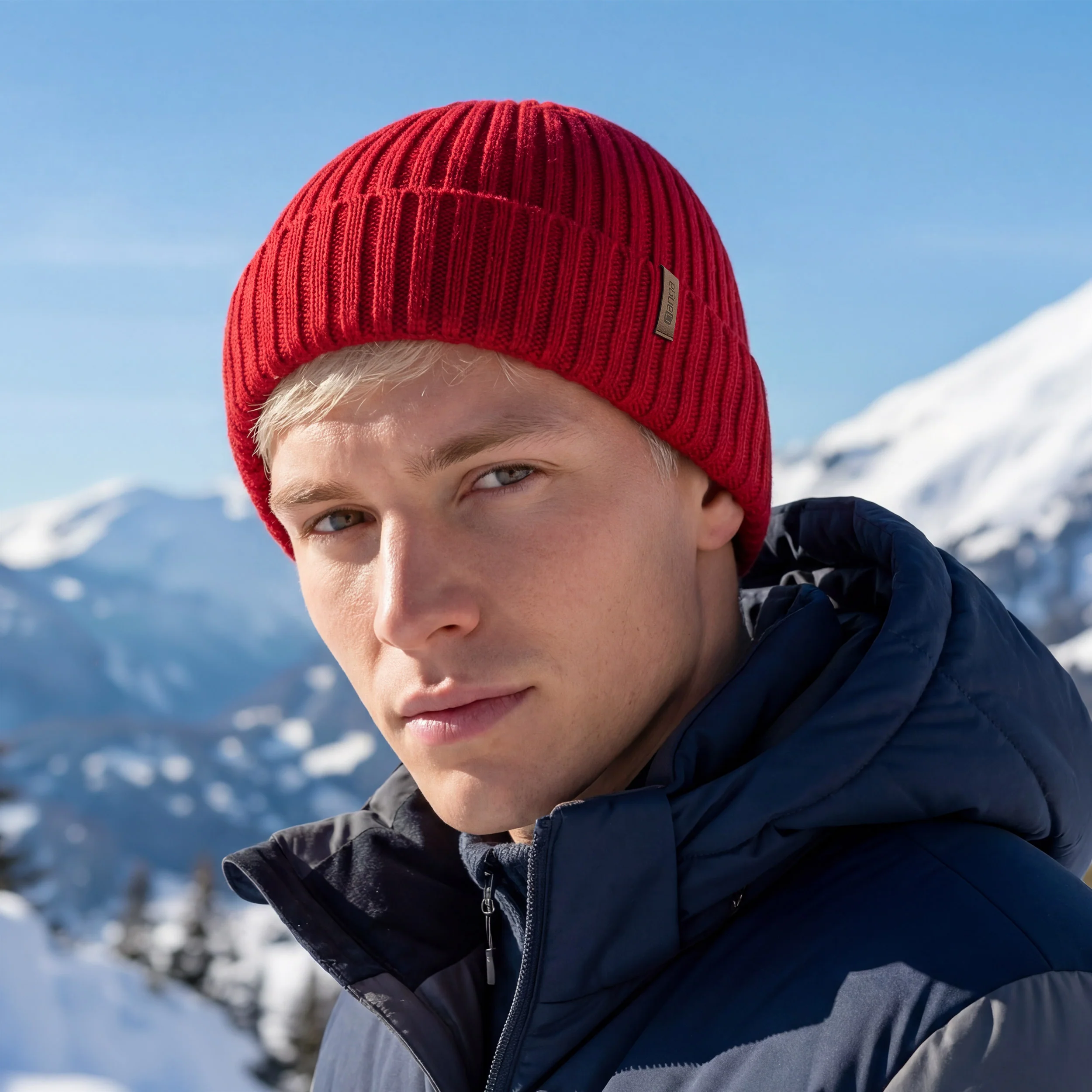 Beanie Lechtal in rot - Image 3