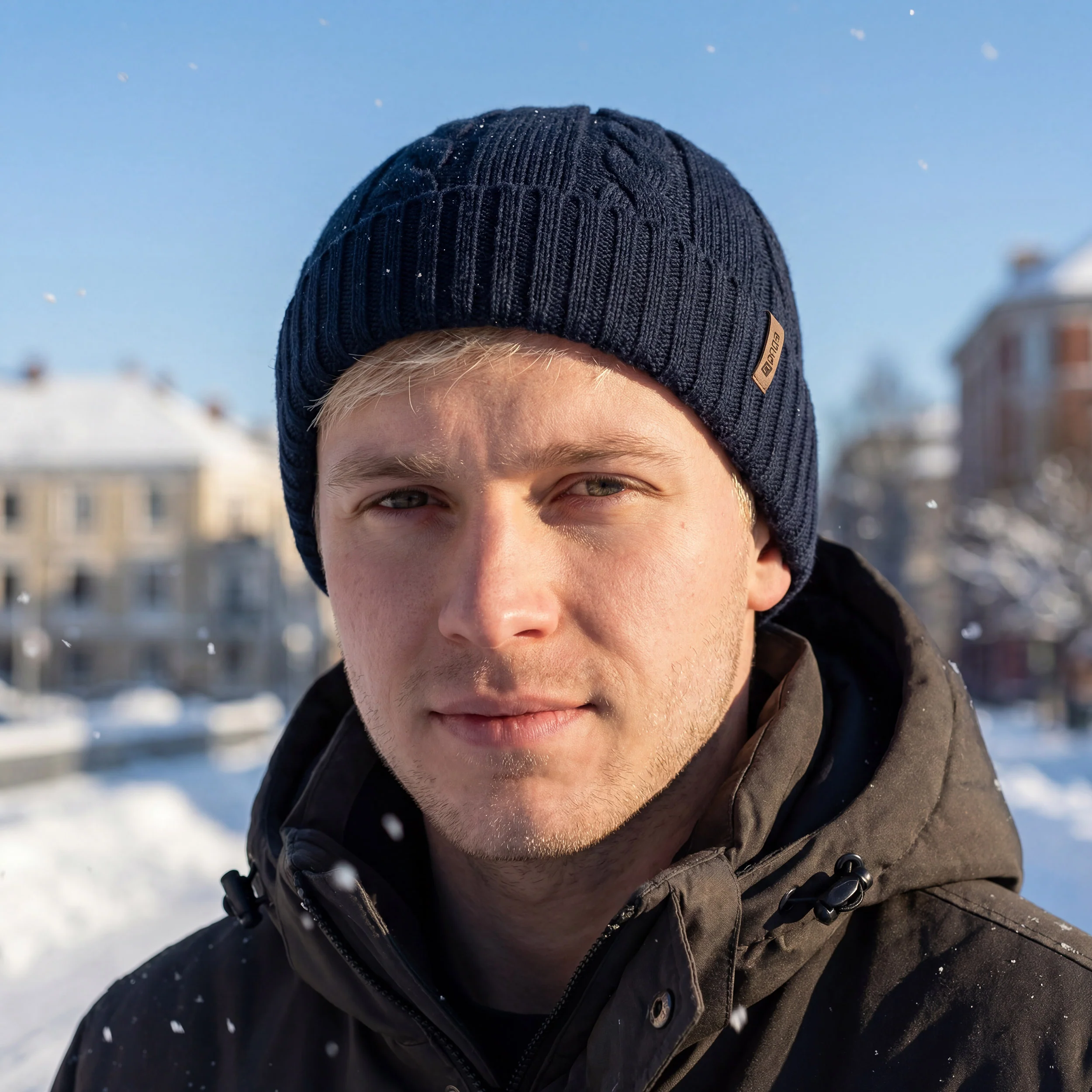Beanie Wipptal in dunkelblau - Image 4