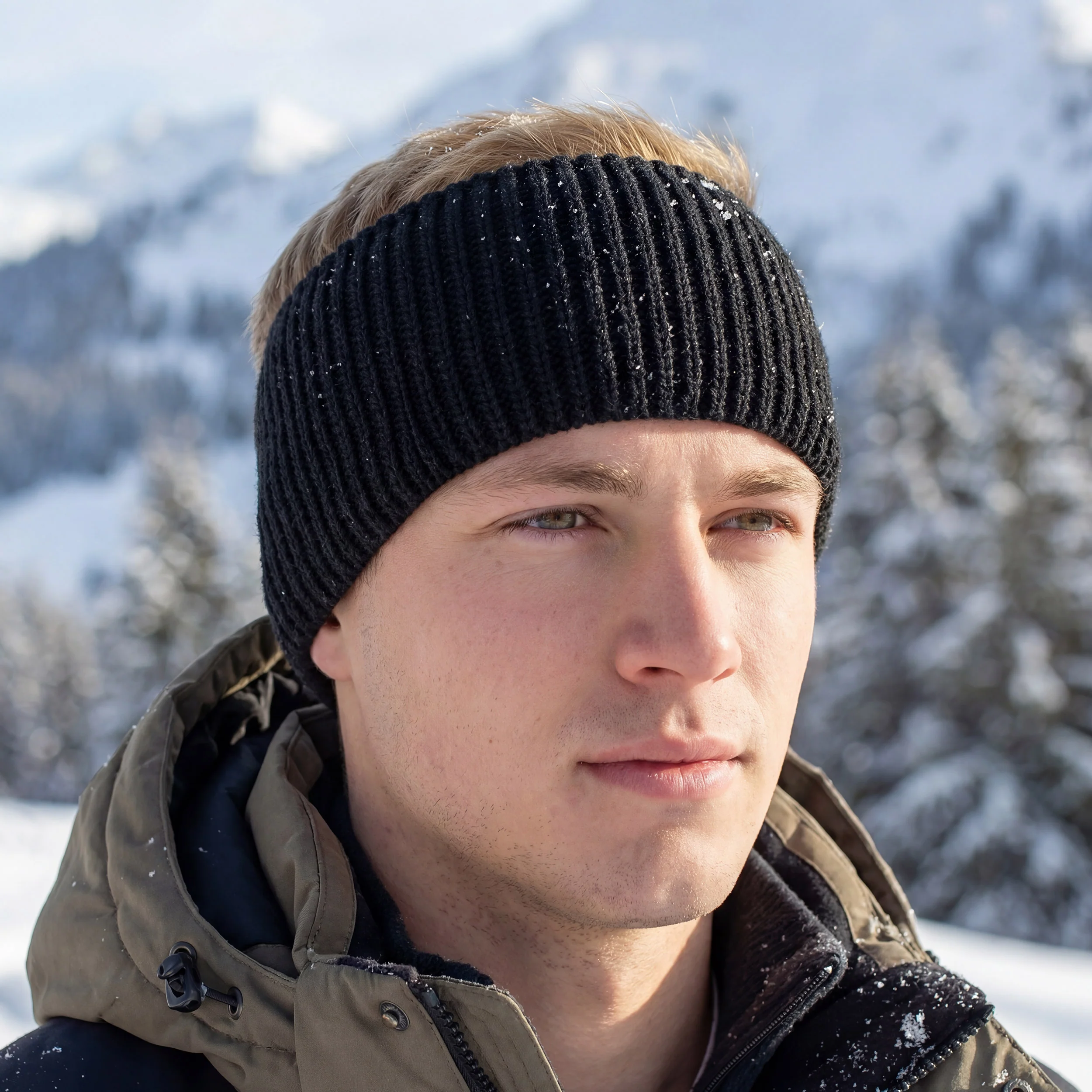 Headband Almtal in schwarz - Image 3