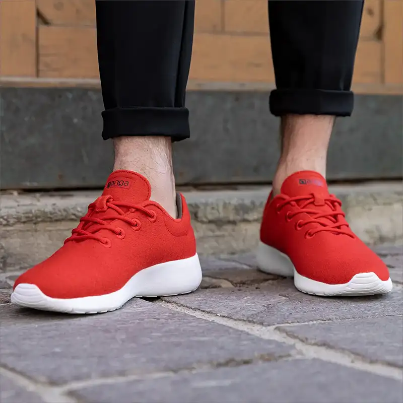MERINO Sneaker Men - Rot - Image 6
