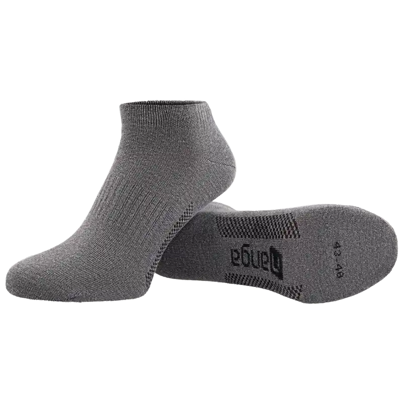 Organic Sneaker Socken Baumwolle in grau - Image 4