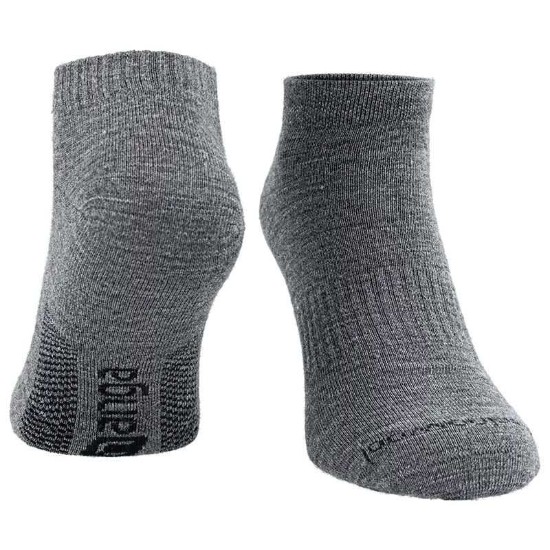 Merino Wool Sneaker Socken in grau - Image 5