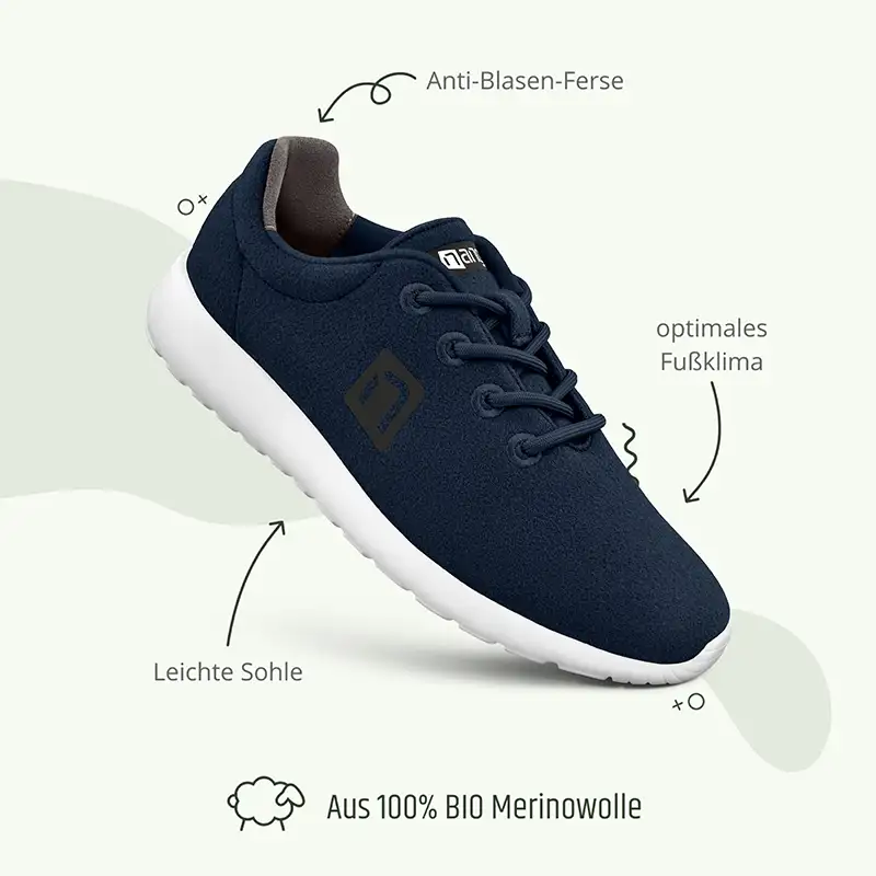MERINO Sneaker Women - Blau - Image 4