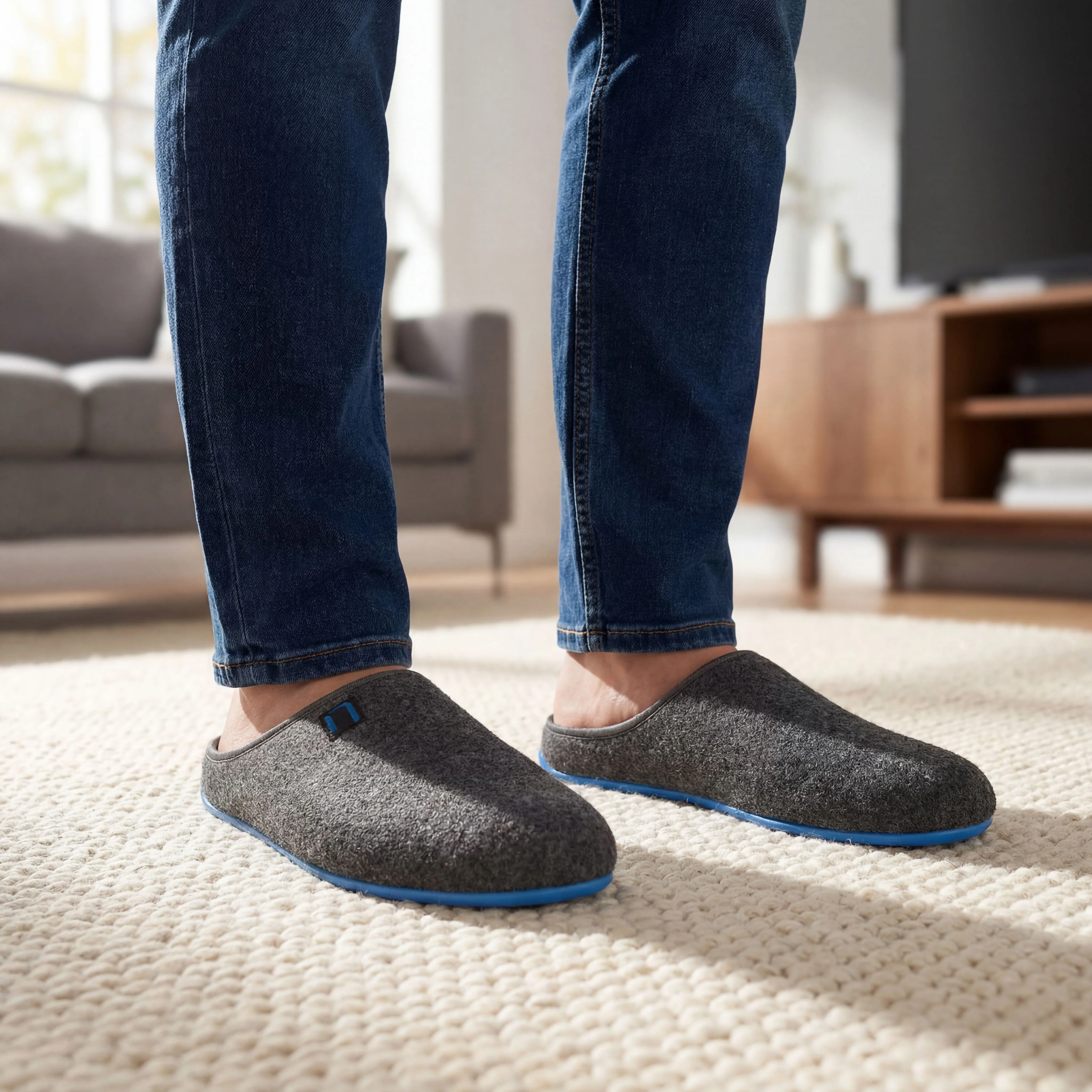 Wool Slipper blau promo 25 - Image 3