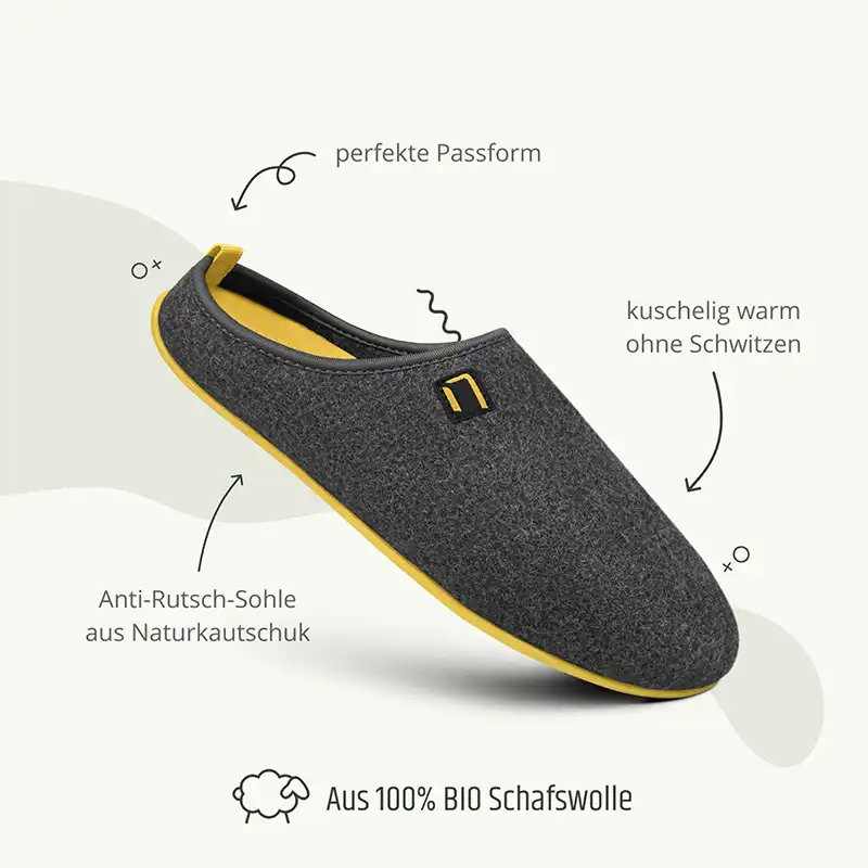 Wool Slipper gelb promo 25 - Image 4