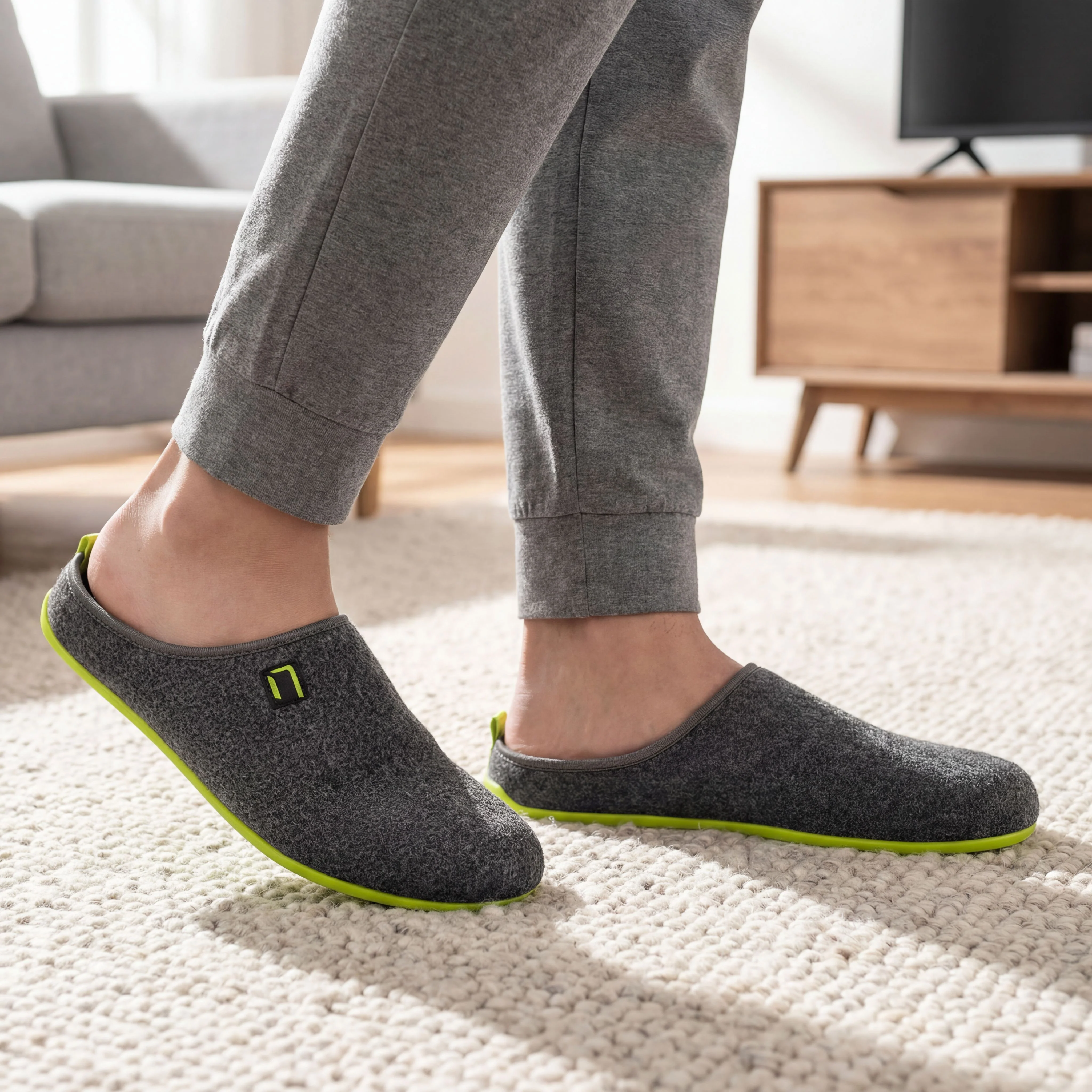 Wool Slipper grün promo 25 - Image 3